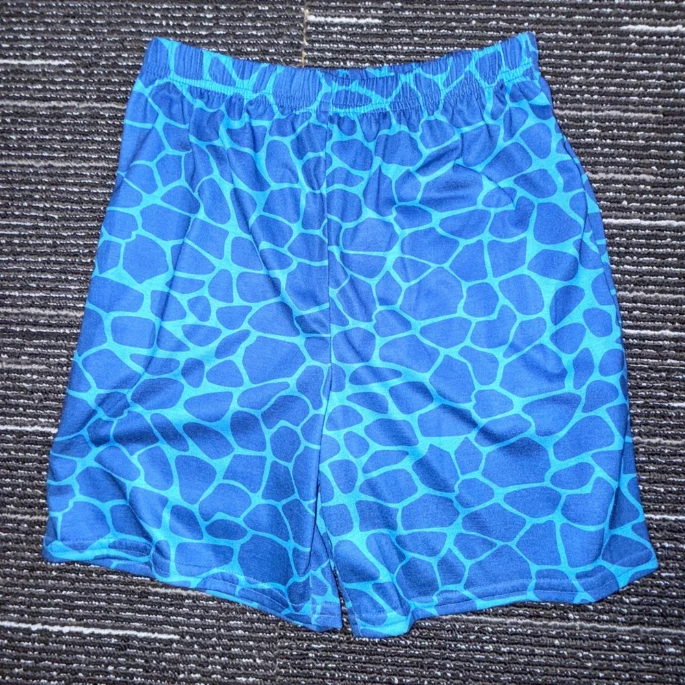 Squishmallows Pajama Set Kids Size 8 New Squish Squad Blue Ombre Tank Shorts